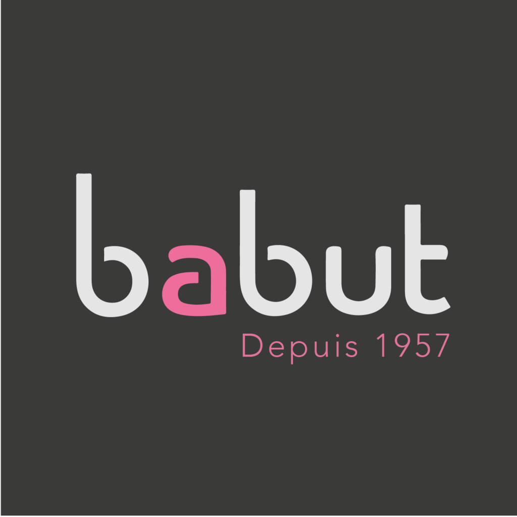 Logo babut fond gris